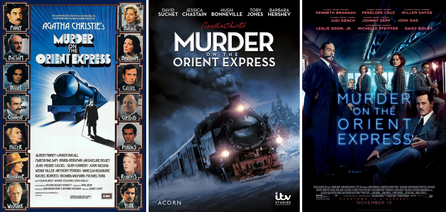 3x Poirot - 3x Mord im Orientexpress